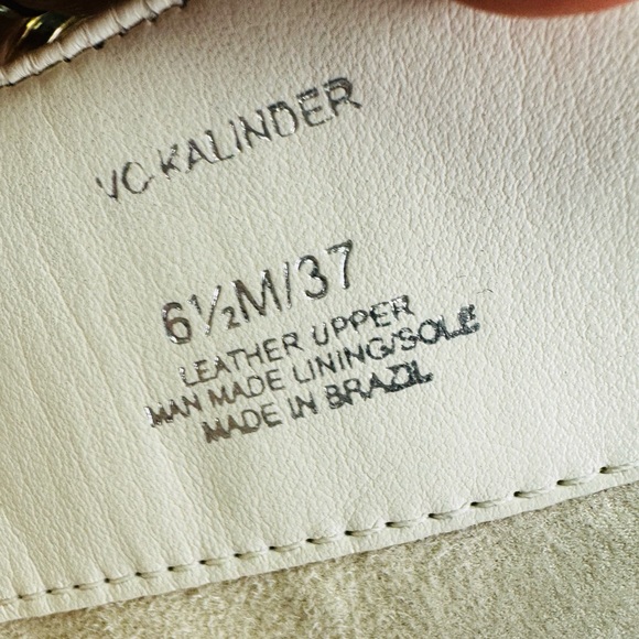 VINCE CAMUTO Kalinder Leather Tall Boot In Creamy White Size 6.5 - Picture 7 of 10